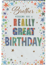 Brother Wishing You A Really Great Birthday